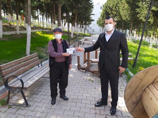 Ak Parti Antakya İlçe başkanlığı ücretsiz maske dağıtımı gerçekleştirdi